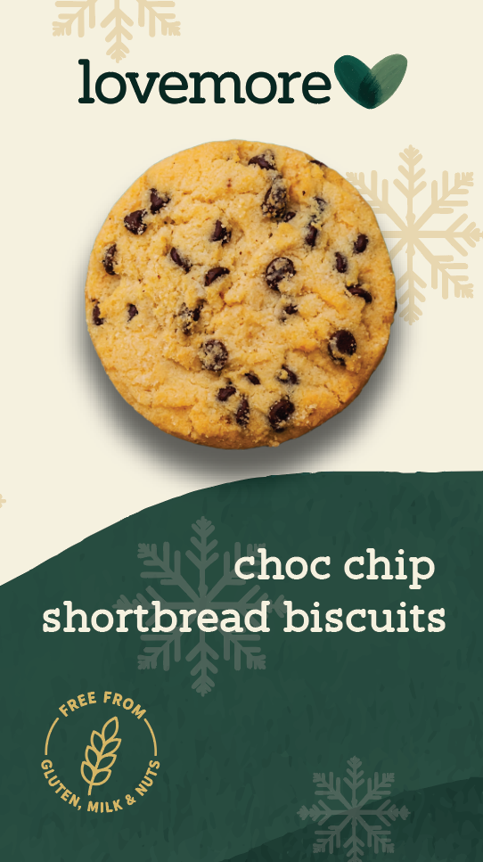 Gluten-Free Choc Chip Shortbread  Biscuits