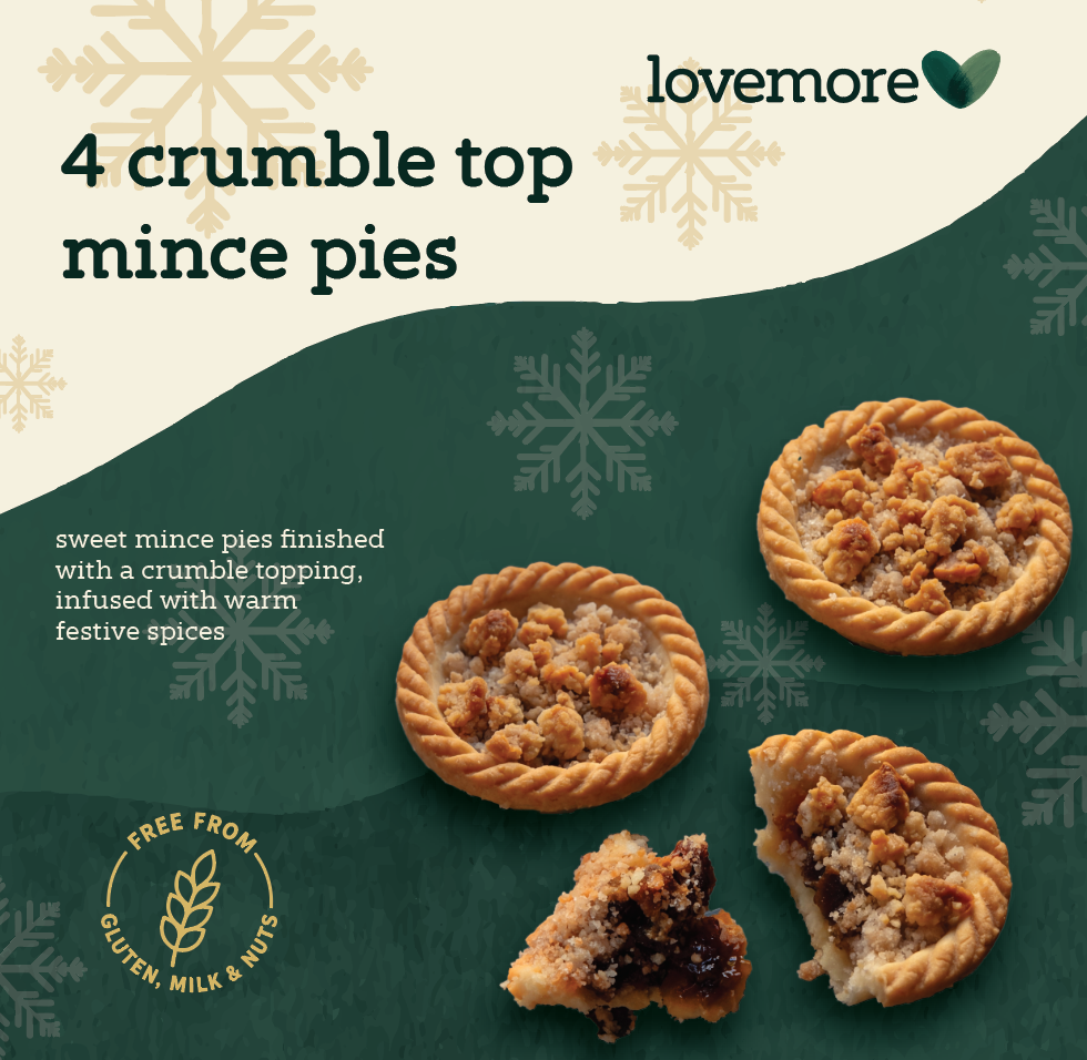 Gluten Free Crumble Top Mince Pies